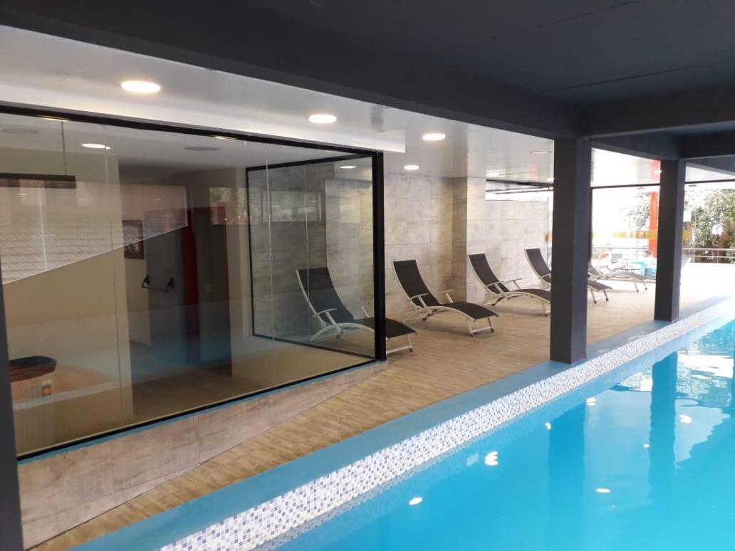 San Remo New Viking Hotel Pinamar Bagian luar foto